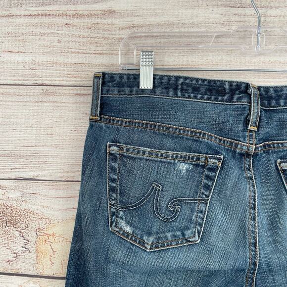 AG Adriano Goldschmied The Malibu Crop Pant Jeans Women's 29 Blue Medium Wash - Picture 5 of 13